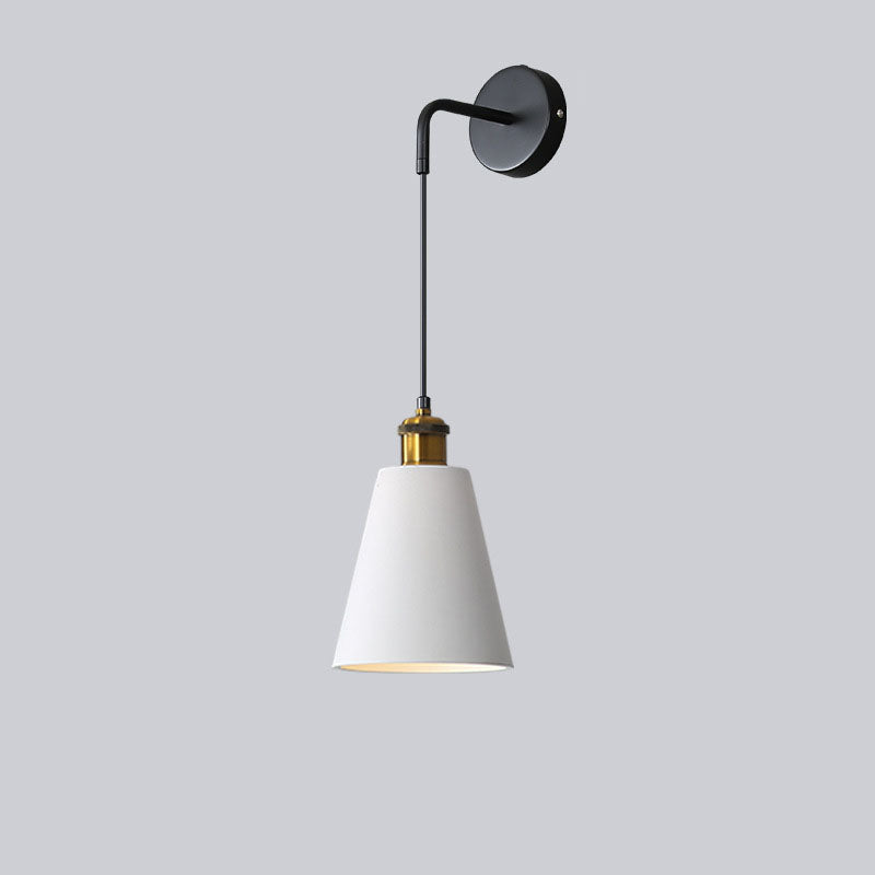 Modern Creative 1-Light Wall Lamp Iron Geometric Wall Light for Bedroom