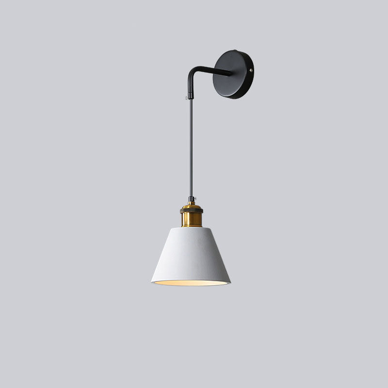 Modern Creative 1-Light Wall Lamp Iron Geometric Wall Light for Bedroom