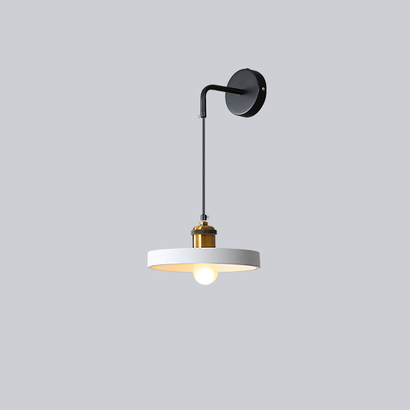 Modern Creative 1-Light Wall Lamp Iron Geometric Wall Light for Bedroom