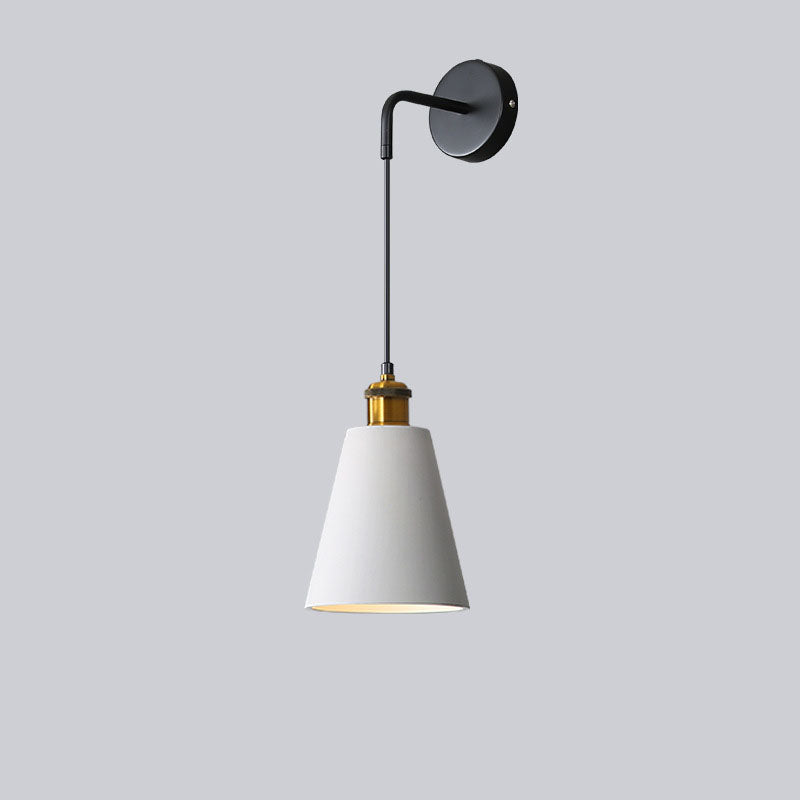 Modern Creative 1-Light Wall Lamp Iron Geometric Wall Light for Bedroom