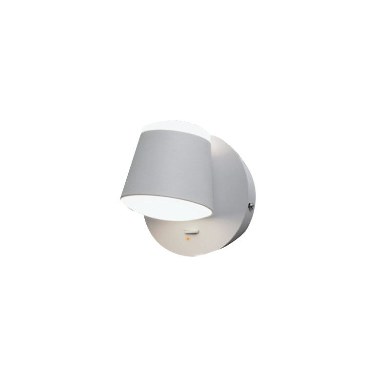 Modern Simplicity LED Wall Lamp Geometric Rotatable Wall Light with Acrylic Shade