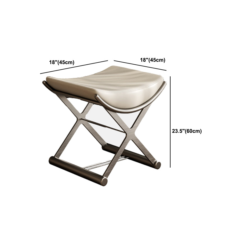 Dresser Makeup Counter With 2 Storage Drawers and Stool for Bedroom