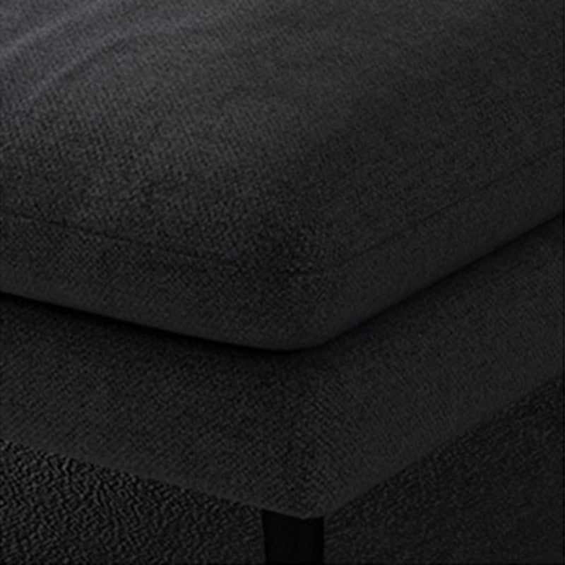 Flared Arm Fabric Sectional with Storage 4-seater Sofa & Chaise