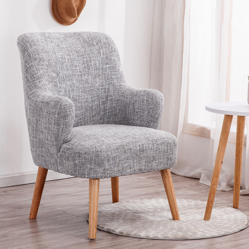 Linen Chair 25.5" L x 26.7"W x 35.8"H Arms Included Chair for Living Room