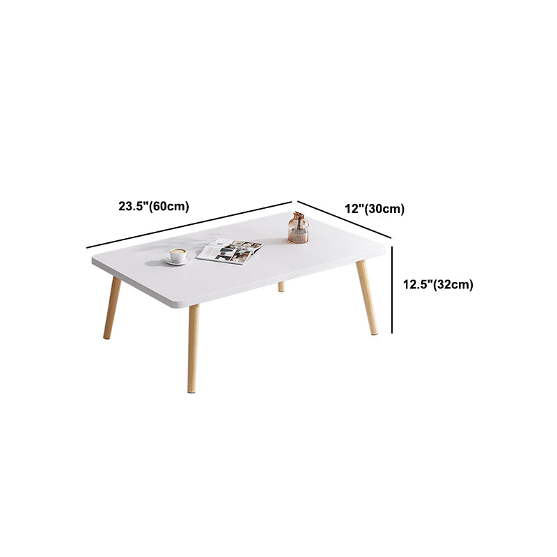 4 Legs Base Design Square/rectangular Wood-based Board Table Coffee Table