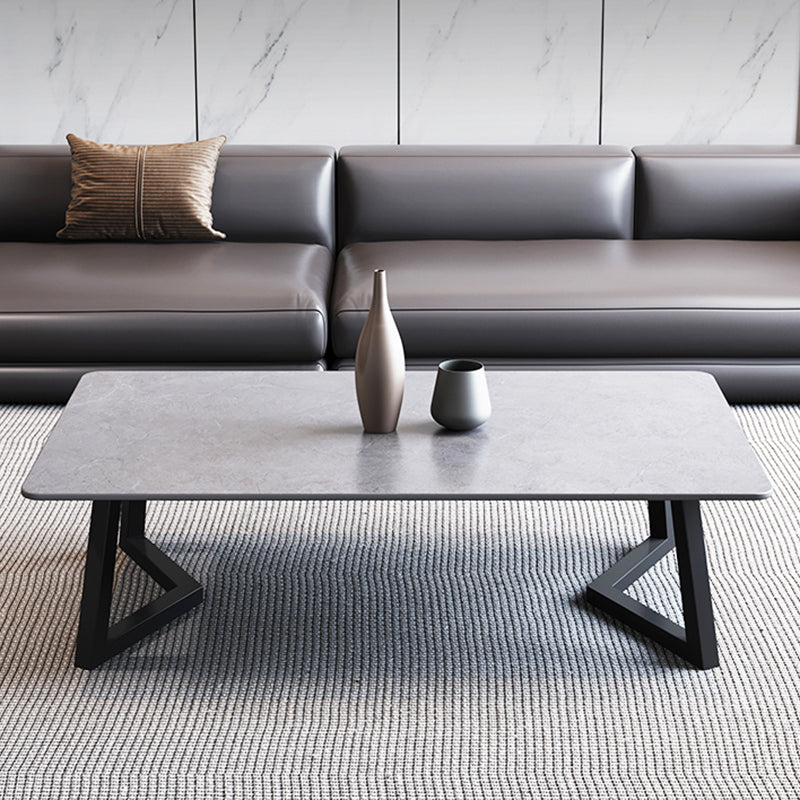 Slate Rectangular Coffee Table Ornate Coffee Table for Living Room