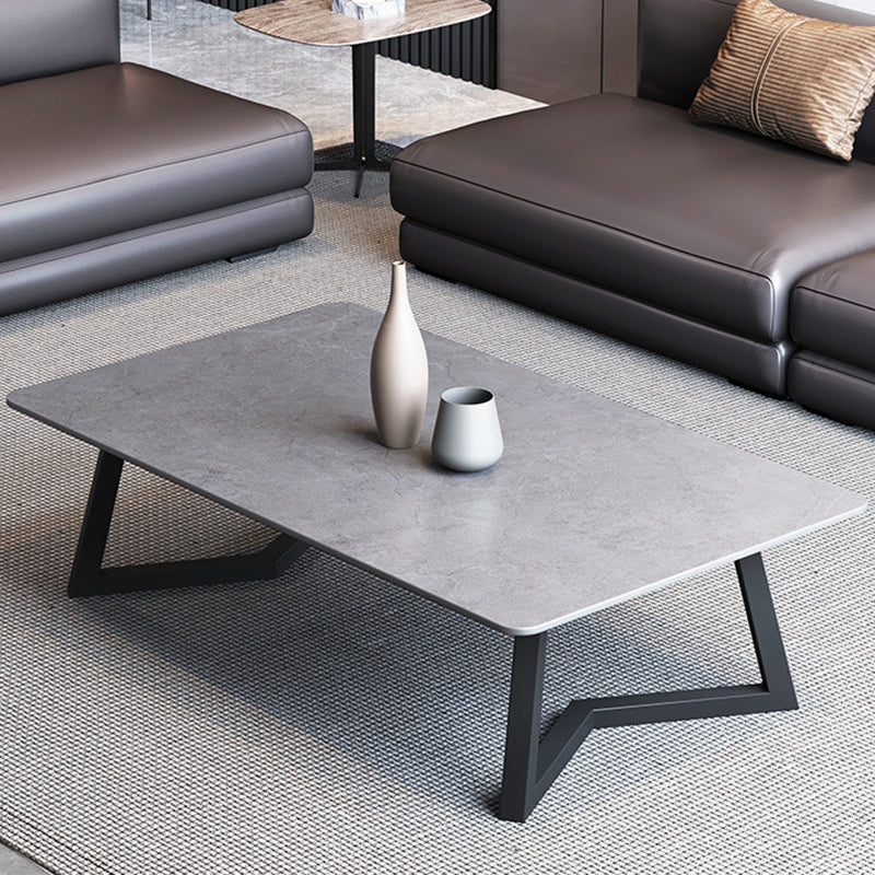 Slate Rectangular Coffee Table Ornate Coffee Table for Living Room