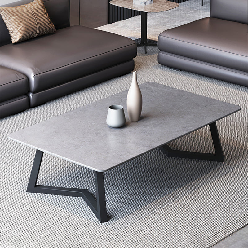 Slate Rectangular Coffee Table Ornate Coffee Table for Living Room