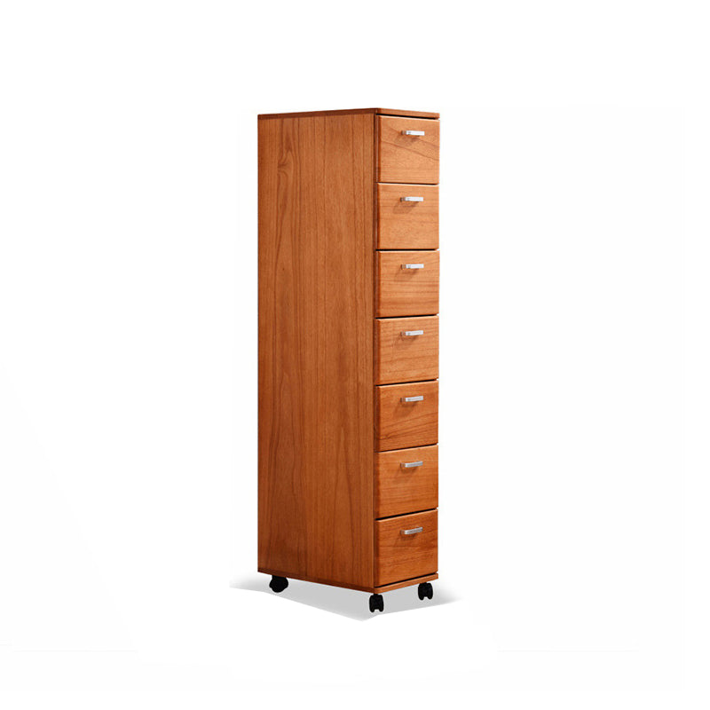 23.62" Wide Accent Chest with Drawers Water Resistant Chest with Wheels