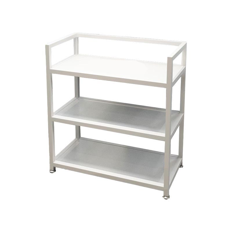 25.59"H Stationary Modern Prep Table Metal Rectangular Prep Table