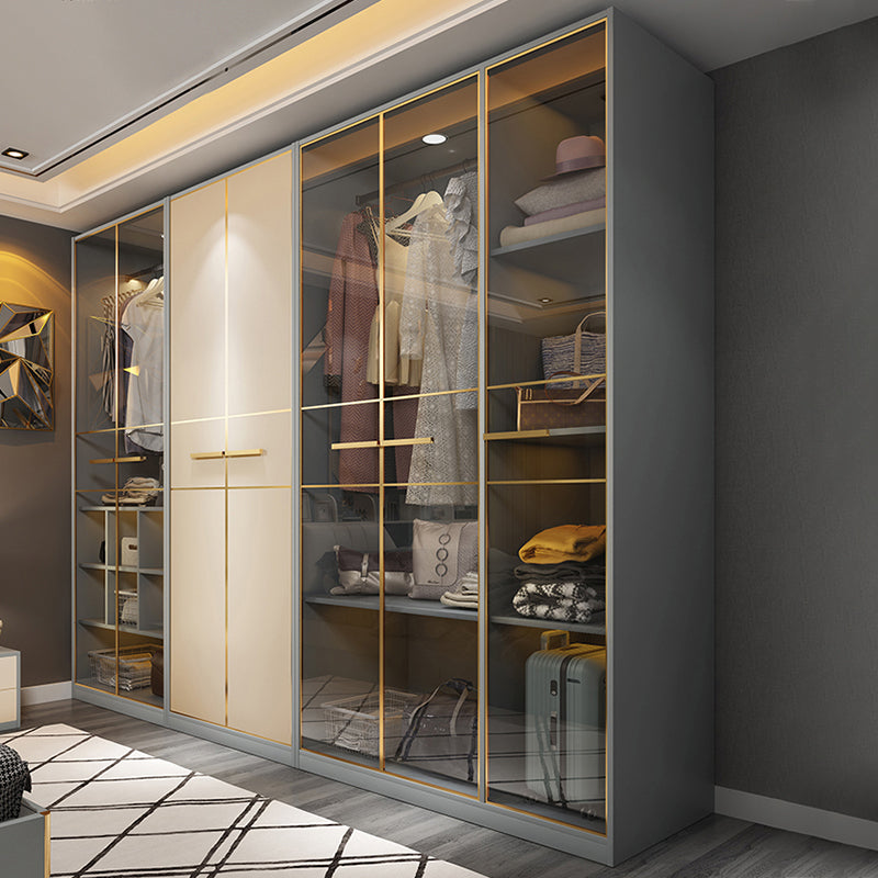 Contemporary Style Wardrobe Wood Wardrobe Closet for Bedroom