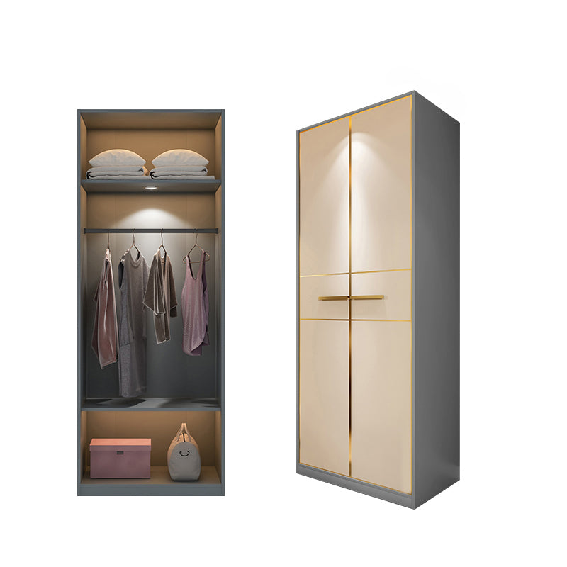 Contemporary Style Wardrobe Wood Wardrobe Closet for Bedroom