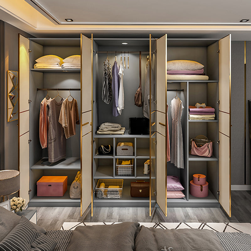 Contemporary Style Wardrobe Wood Wardrobe Closet for Bedroom