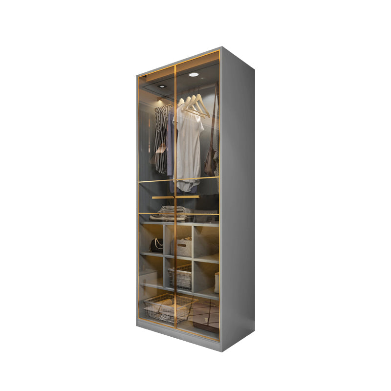 Contemporary Style Wardrobe Wood Wardrobe Closet for Bedroom