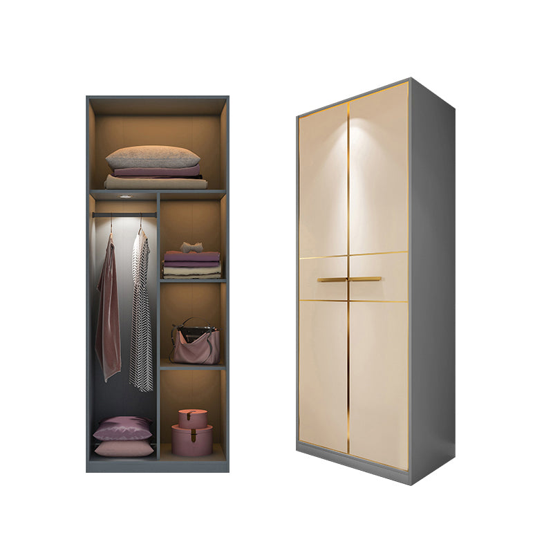Contemporary Style Wardrobe Wood Wardrobe Closet for Bedroom