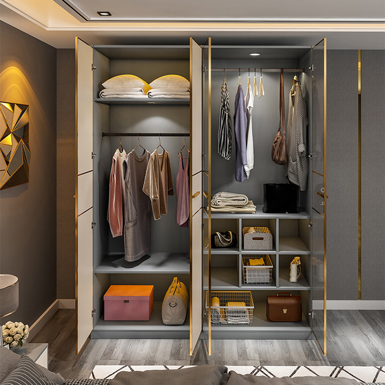 Contemporary Style Wardrobe Wood Wardrobe Closet for Bedroom