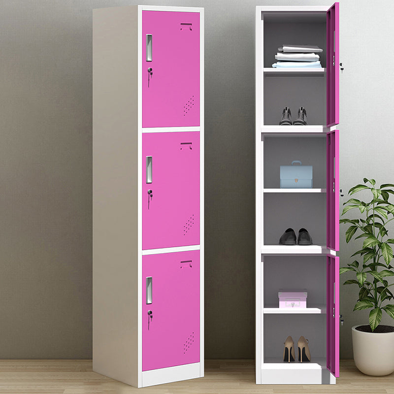 Modern Style Wardrobe Metal Wardrobe Closet for Home,16.54" D x 14.96" W x 70.87" H