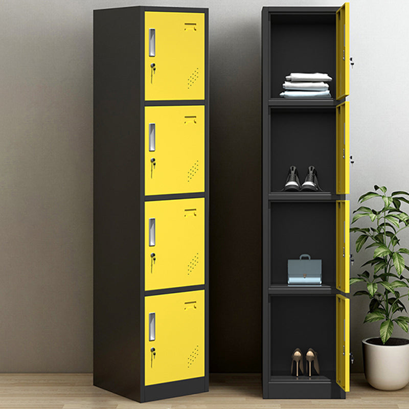 Modern Style Wardrobe Metal Wardrobe Closet for Home,16.54" D x 14.96" W x 70.87" H