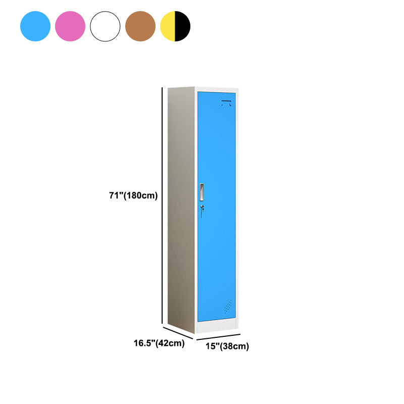 Modern Style Wardrobe Metal Wardrobe Closet for Home,16.54" D x 14.96" W x 70.87" H