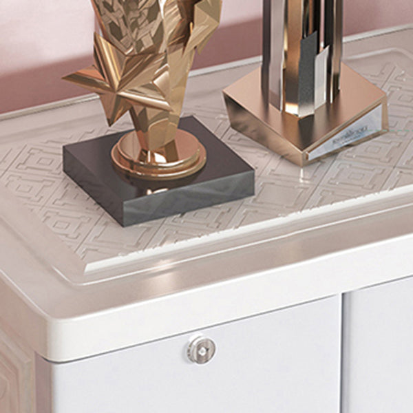 Contemporary Cabinet Plastic Storage Cabinet with Drawer for Bedroom