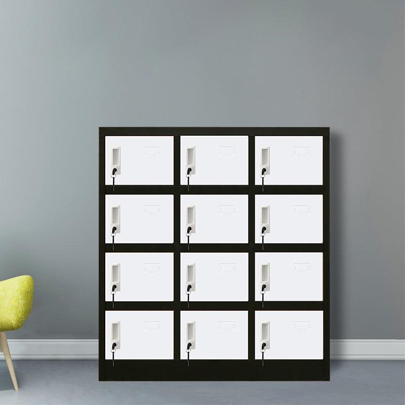 Contemporary Style Wardrobe Metal Wardrobe Closet for Home,35.43" D x 16.54" W x 39.37" H