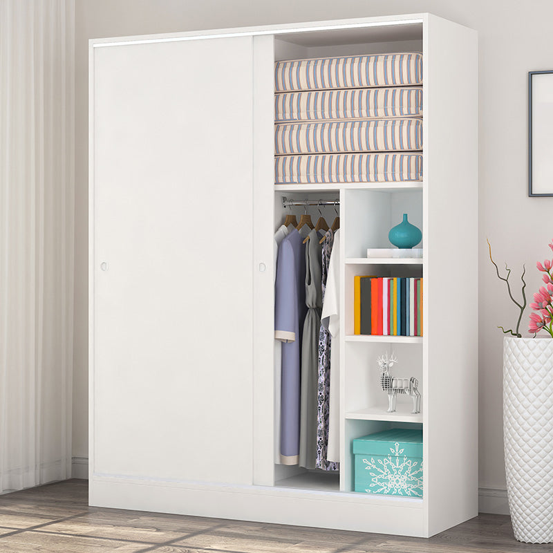 Modern Style Wardrobe Armoire Engineered Wood Wardrobe Cabinet for Home