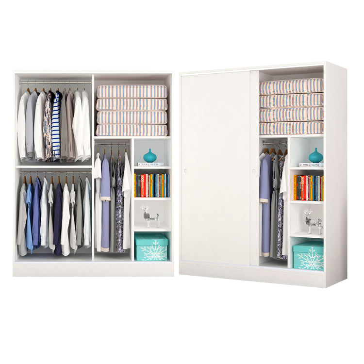 Modern Style Wardrobe Armoire Engineered Wood Wardrobe Cabinet for Home