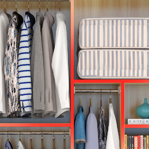 Modern Style Wardrobe Armoire Engineered Wood Wardrobe Cabinet for Home