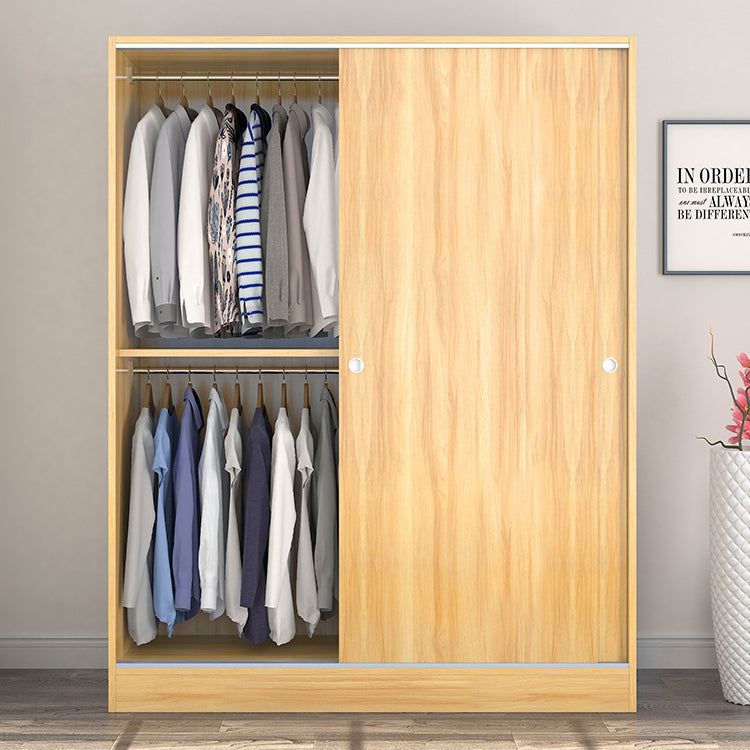 Modern Style Wardrobe Armoire Engineered Wood Wardrobe Cabinet for Home