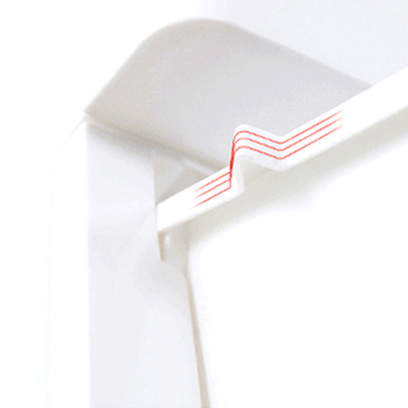 Modern Style Non-Hanging Armoire Plastic Home Cabinet with Drawers