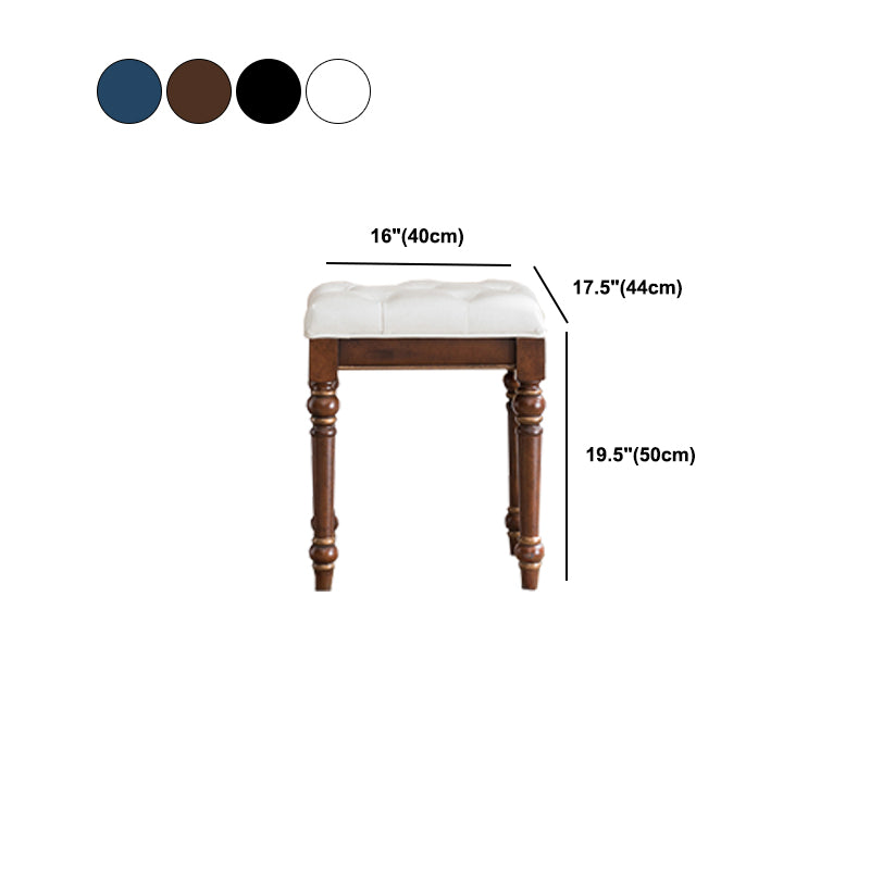 Victorian Makeup Vanity Table with Drawers and Stool for Bedroom