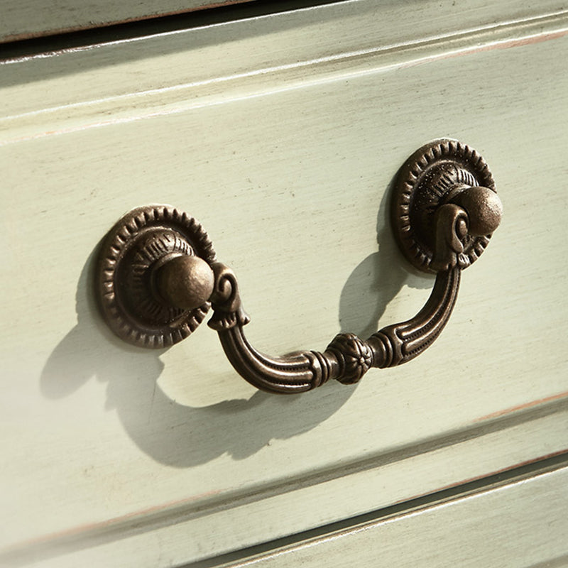 Victorian MakeupTable Stool Set with Mirror and Drawers for Bedroom