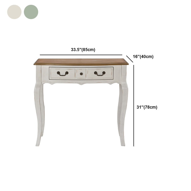 Victorian MakeupTable Stool Set with Mirror and Drawers for Bedroom