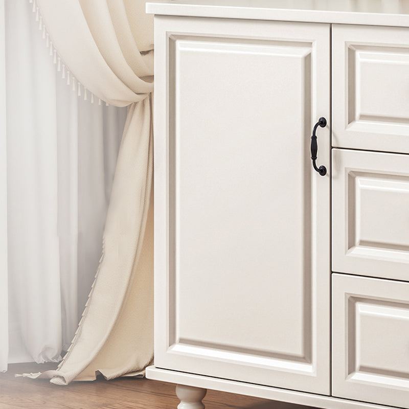 Traditional Combo Dresser Bedroom Wooden Storage Chest for Bedside