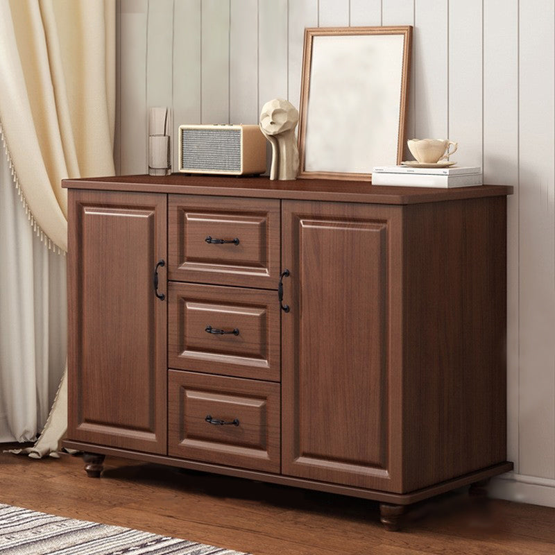 Traditional Combo Dresser Bedroom Wooden Storage Chest for Bedside