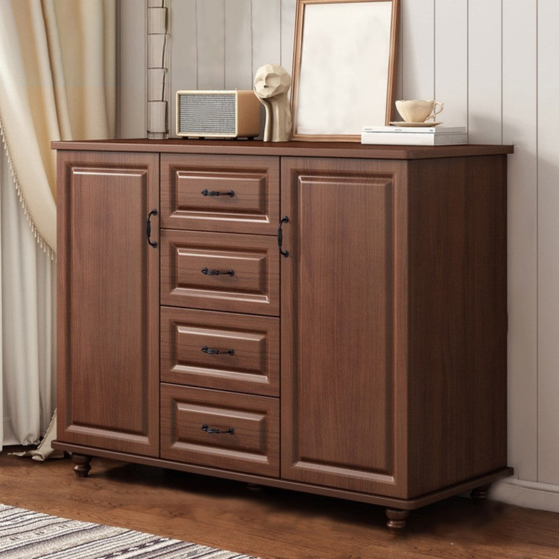Traditional Combo Dresser Bedroom Wooden Storage Chest for Bedside