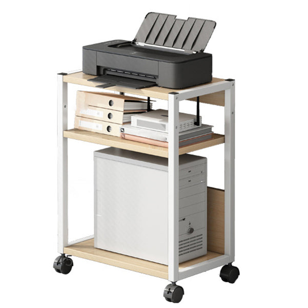 Modern Artificial Wood Bookcase, Geometric Bookshelf for Any Room, 20" L X 12" W