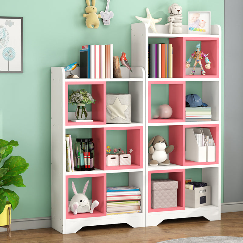 Modern Artificial Wood Bookcase Open Back Bookshelf for Any Room