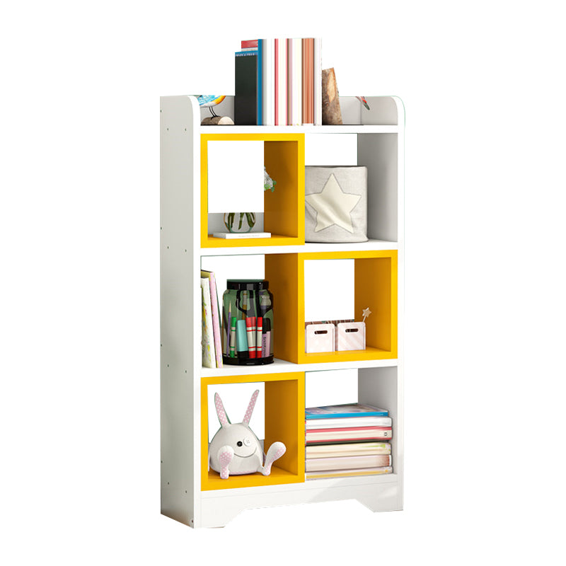 Modern Artificial Wood Bookcase Open Back Bookshelf for Any Room