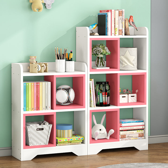 Modern Artificial Wood Bookcase Open Back Bookshelf for Any Room