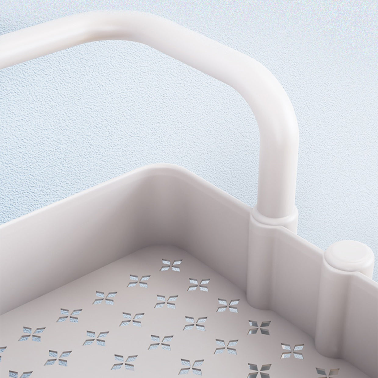 Movable Plastic Bookshelf Nordic Home Open Bookcase with Casters