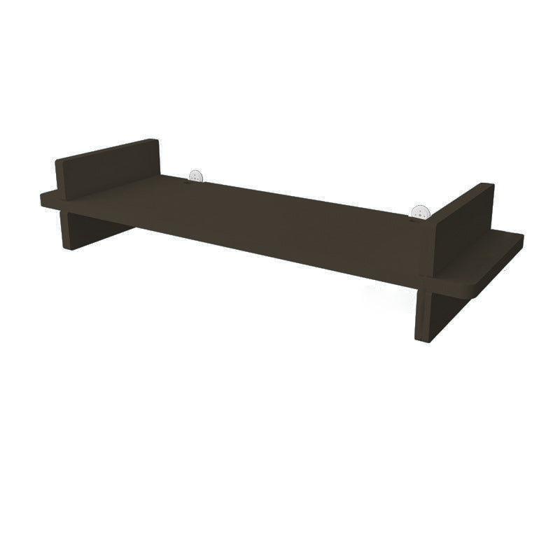 Contemporary Floating Bookshelf 5.9"H Manufactured Wood Bookcase