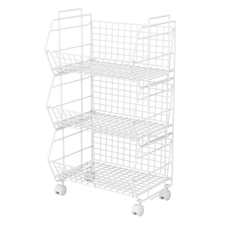 Modern Metal Bookcase, Geometric Bookshelf for Living Room, 17" L X 10.5" W