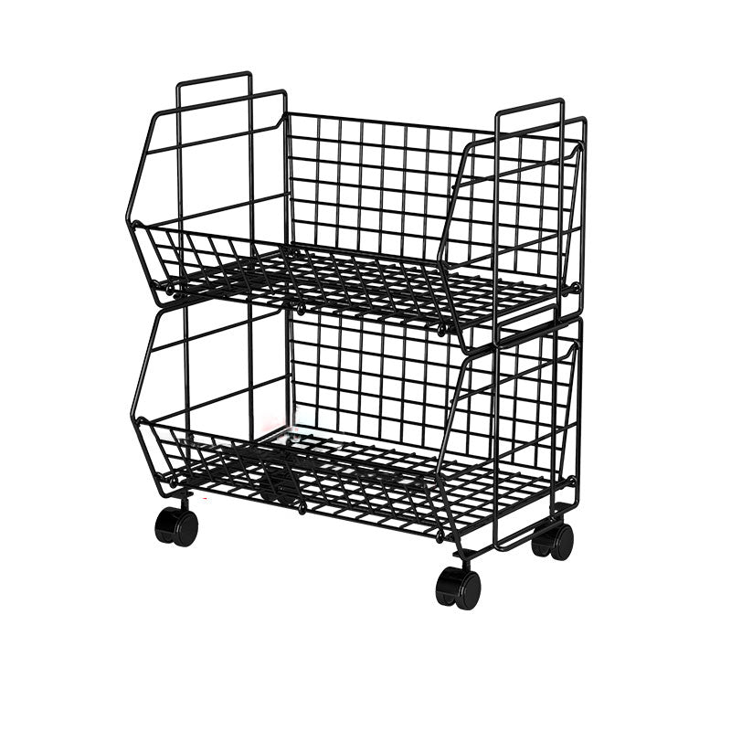 Modern Metal Bookcase, Geometric Bookshelf for Living Room, 17" L X 10.5" W