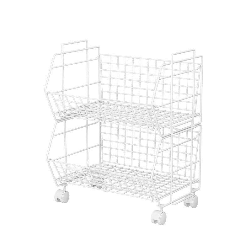 Modern Metal Bookcase, Geometric Bookshelf for Living Room, 17" L X 10.5" W