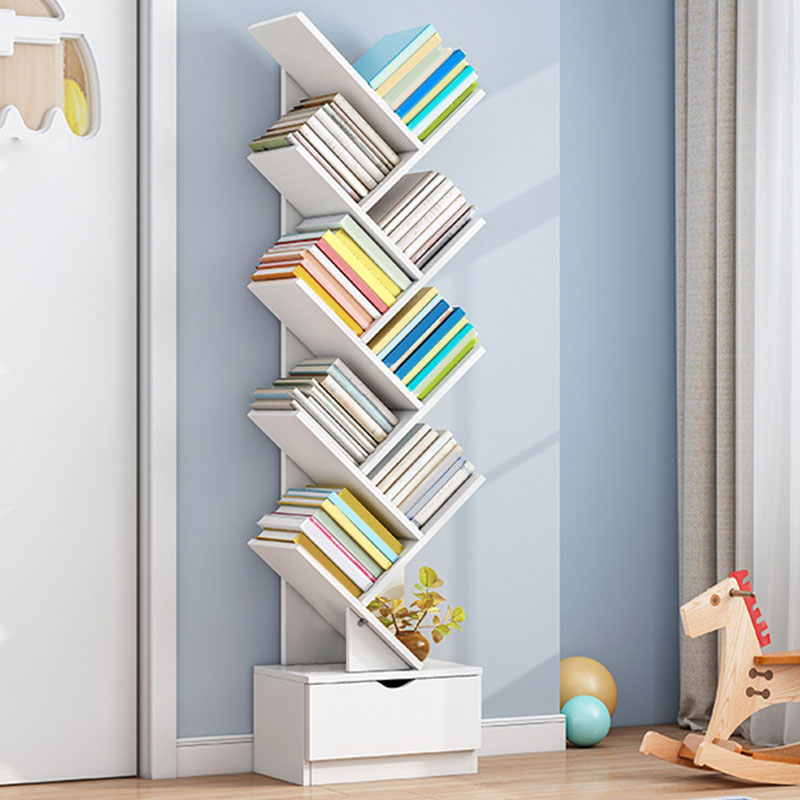 Wooden Bookcase Modern Style Home Living Room Bedroom Bookshelf