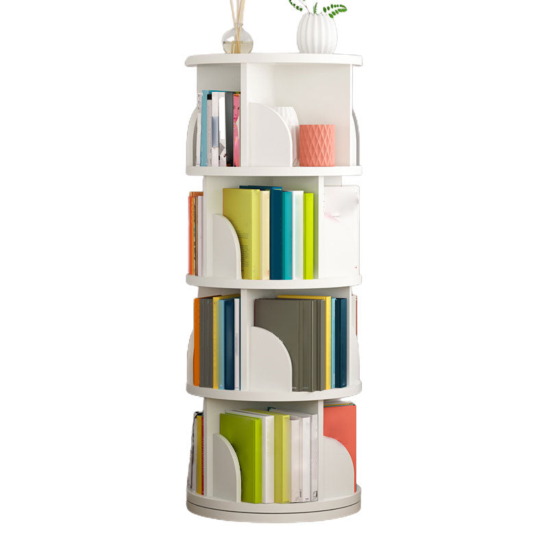 Modern Style Wood Bookcase Closed Back Bookshelf for Any Room