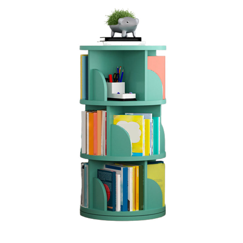 Modern Style Wood Bookcase Closed Back Bookshelf for Any Room