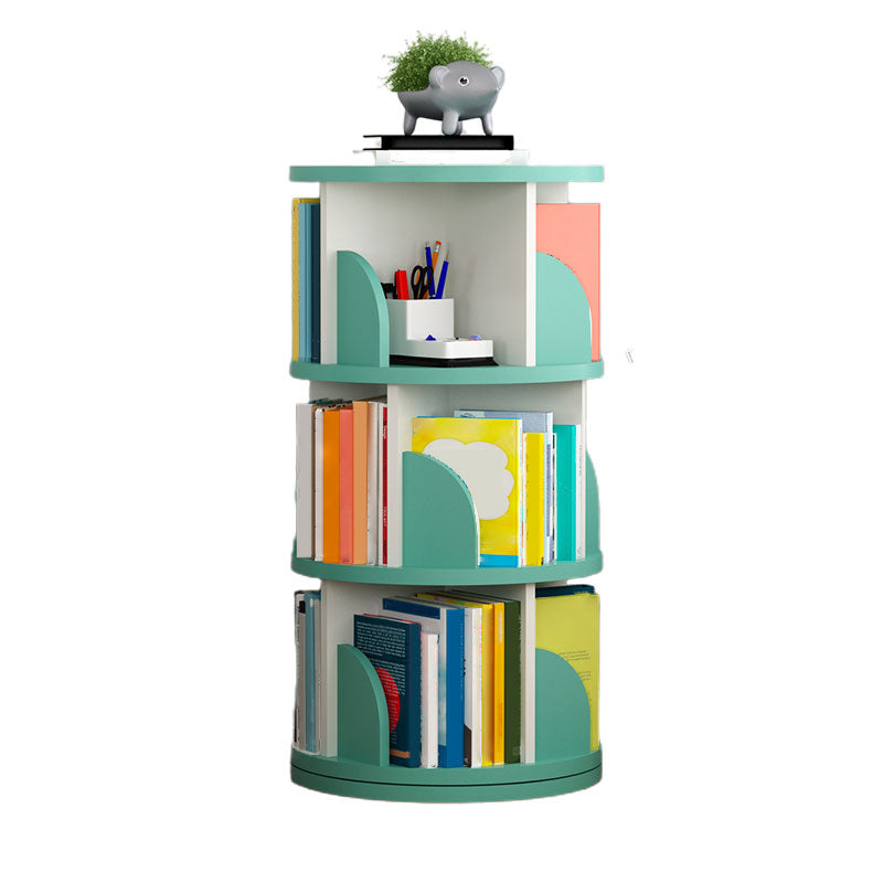 Modern Style Wood Bookcase Closed Back Bookshelf for Any Room