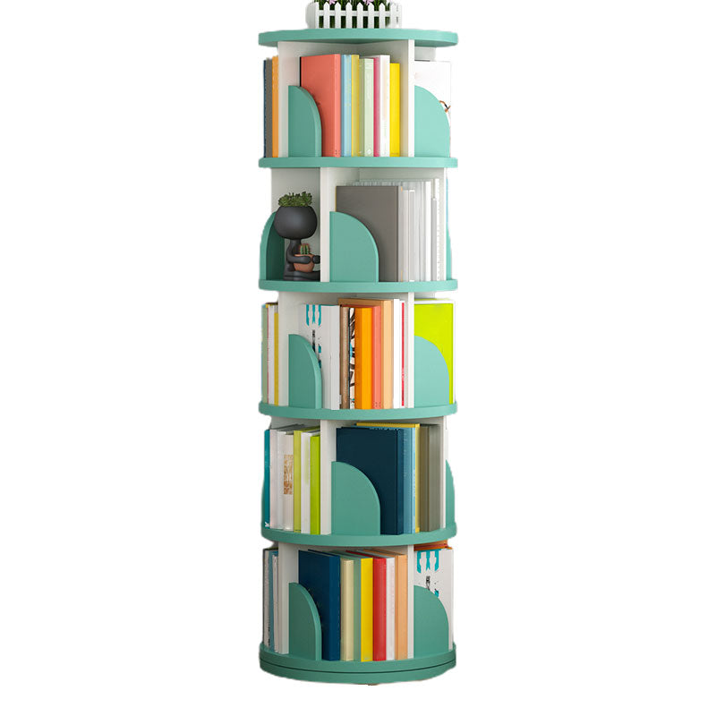 Modern Style Wood Bookcase Closed Back Bookshelf for Any Room